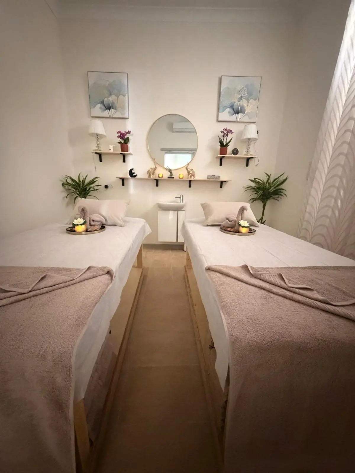 Portrait gallery image of warm spa atmosphere