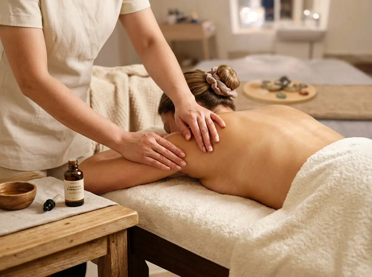 Aromatherapy massage treatment at Baan Thai Dlife Spa