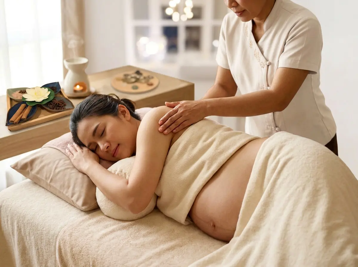 Mum To Be Massage spa room