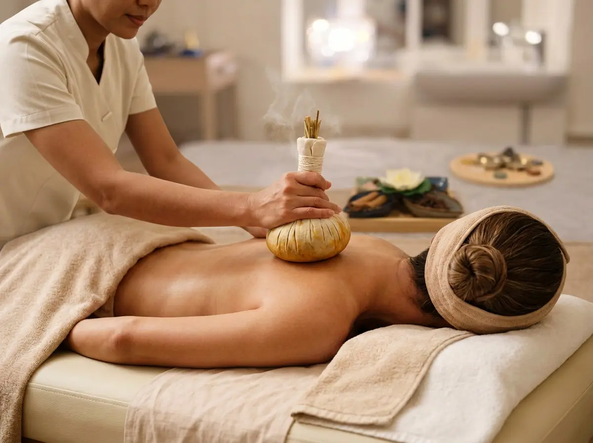 Thai Herbal Compress treatment